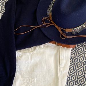 J. Crew White Denim Skirt